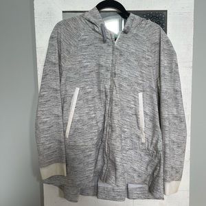 Lululemon Lightweight Grey Rain Jacket